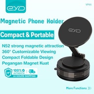 EYD VP05 Car Magnetic Mobile Phone Holder Vacuum Suction 360° Foldable Holder  for iphone/Samsung/Xi