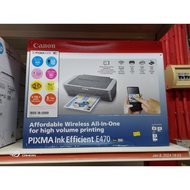 PRINTER CANON PIXMA E470 WIFI