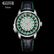 Bonest Gatti Gemstone European Roulette game watch Automatic Movement Handcrafted Zircon Setting Dai