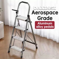 DAXINSI Aluminium Ladder Foldable Ladder 4 5 6 Step Ladder 150kg Bearing Slim Ladder Small Ladder