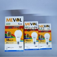 PUTIH Meval Led Bulb Eco LV Lamp White 13 Watt/ 15 Watt/ 18 Watt