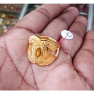 Jual cincin emas asli kadar 24 k emas 999 motif Chanel Diskon
