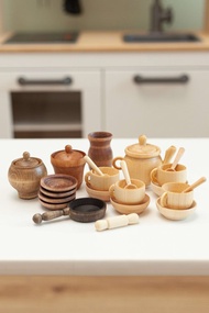 餐具、玩具茶具、木製遊戲廚房、遊戲食物、玩具餐具