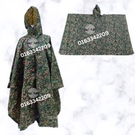 PONCO BAJU HUJAN DIGI TAL ADA KEPALA HOODIE FREE SIZE READY STOCK