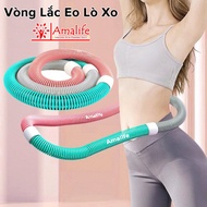 XO Amalife Spring Hula Hoops Covered with Soft Plastic Outside, Reduce Waist, Belly Fat and Slim Wai
