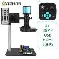 YIZHAN Digital Microscope For Electronics Suit 48/38/13MP VGA USB HDMI Camera Monocular Microscope F