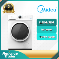 Midea 2 In 1 Inverter Washer & Dryer Combo MF100D85B (8.5KG/5KG)