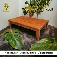 Small floor table 90 - 95 x 20 cm wooden monitor table coffee table