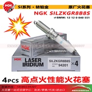 NGK SILZKGR8B8S Car Spark Plug Suitable for BMW 320i 530Li 2.0T Model