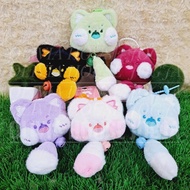 GANTUNGAN Fox Doll Keychain Fox Face Keychain Fox Head Keychain