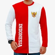 MERAH MESIN BIG SIZE RED AND WHITE T-SHIRTS FOR MEN AND WOMEN SIZES (S-7XL) MADE FROM 24S COMBAD COT