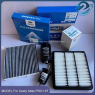 2/3/4set Filter Set for Geely BOYUE Atlas 1.8T Air Filter&Oil Filter&Cabin Filter& Fuel Filter Geely