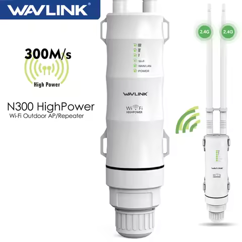 Wavlink High Power 300Mbps Wireless Wifi Repeater Outdoor 2.4G Wireless Wifi Router /Long Range Exte