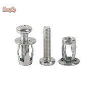 honeybird 10pcs M5/M6 Jack Nuts Car Metal Screw Petal Nuts Screw For Hollow Wall Iron Skin Nice