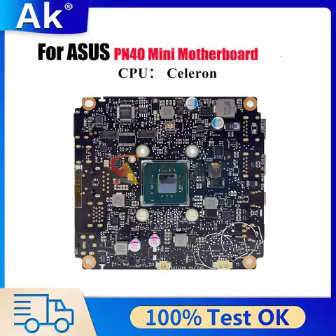 PN40 Laptop Motherboard For ASUS Mini PC PN40 PN40 Notebook Mainboard With Celeron CPU 100% tests OK