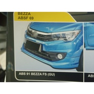 Perodua Bezza bodykit and spoiler