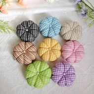 Karisma Pin Cushion with Cute Checkered Pattern, Safety Pin Cushion, Safety Pin Storage