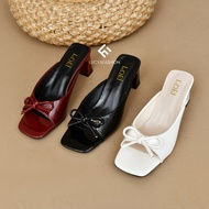 3000 Women's Ribbon Heels Chunky Heels Fashion Trandy