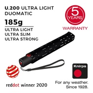 KNIRPS Knirps U.200 Ultra Light Duomatic Umbrella - Rain Black (Print)