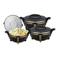 3-piece set large capacity food insulation box 3L/7L/10L food warmer hot pot Ramadan event lunch box