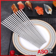 ASOTV 1 Pair Stainless Steel Chop Stick (23.5cm) 1201 Chopstick Set Stainless Metal Chopstick Korean