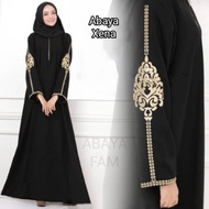 Abaya Gamis Hitam Maxi Dress Arab Saudi Bordir Turki Dubai Turkey