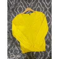 Yellow Cardigan Preloved Knit Cardigan