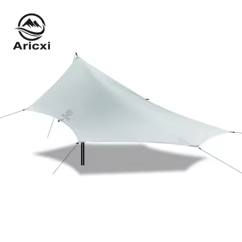 Aricxi 15d silicone nylon with dyneema ultra light weight tarp for outdoor camping hiking backpackin