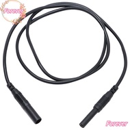 FOREVER 1/2pcs Meter Test Lead Extension, Silicone 4mm Male-to-Female Banana Plug, 100CM/ 39.37inch 