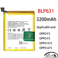 BLP631 Replacement Battery for OPPO F5 Youth F3 A77 A73 A75 Mobile Phone High Quality 3200mAh
