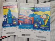 2006wbc經典賽 日本代表 官方禮盒裏的決勝戰複製門票1組3張888元 鈴木一朗 松坂大輔 王貞治 日本代表