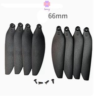 LONNG Folding Propeller Blades, Plastic 58mm/66mm Remote Control Drone Parts, Universal Black Quadco