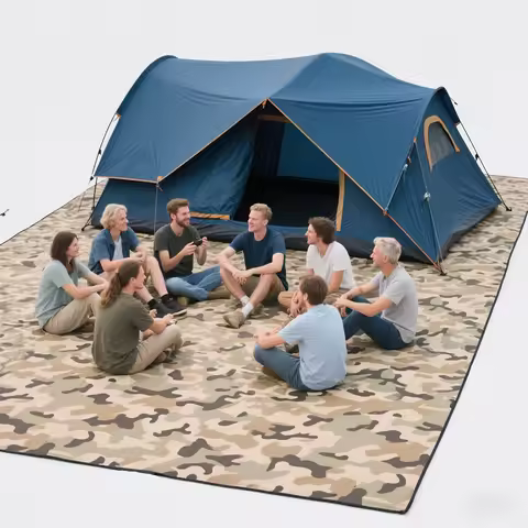 Large Camping Mat Custom Thickened Tarpaulin Waterproof Canopy Rain Cover Canvas Tarp Awning Garden 