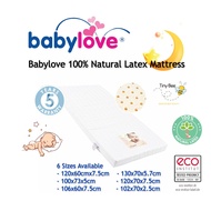 Babylove 100% Natural Latex Mattress (6 Sizes Available, Suitable for Cot/Playpen)