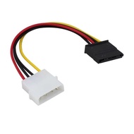 {news}4pin Male to for SATA Female Power Cable 15pin Connector Converter Cable Adapter