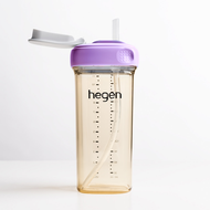 แก้วหัดดื่มขวดน้ำ Hegen แก้วมีหลอดสำหรับเด็ก PPSU สำหรับเด็กวัยหัดเดิน11ออนซ์/330มล.