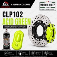 CALIPER SPRAY ACID GREEN / CLP102 ACID GREEN CALIPER SPRAY PAINT / AIKKA / MOTOR-COLOS / 400ML
