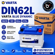 VARTA DIN62 56219 LN2- Blue Dynamic for X50 Peugeot 206, 305, 308, 405, 407, 508, Volkswagen Polo, G