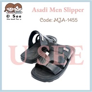 READY STOCK Asadi Light Soft EVA Sandal AM1261A-BLK Asadi Kasut Ringan Lembut EVA Seliper Dewasa
