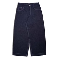 14 oz Thick Raw Denim Baggy Jeans