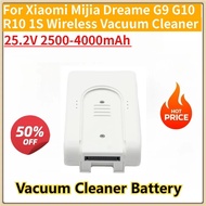 New 25.2V 2500—4000mAh Rechargeable Lithium-Ion Battery Pack for Xiaomi Mijia Dreame G9 G10 R10 1S W