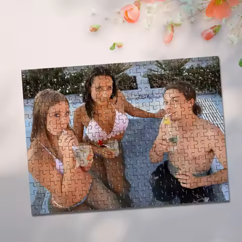 35/150/300/500/1000pcs Personalized Custom Photo Puzzle Party Photos Custom DIY Personalised Photo P