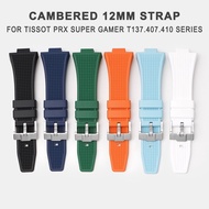 12MM Watchband Strap For Tissot PRX Super Gamer T137.407.410 Series Strap
