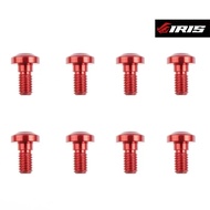 IRIS-75014 Iris Aluminium Centering Screws M3x6mm (Red | 8pcs)