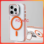 [ SAMSUNG S22 ULTRA | S23 ULTRA | S24 ULTRA ] 3 IN 1 PREMIUM CASE MAGSAFE STAND CAMERA CROME PLUS EA