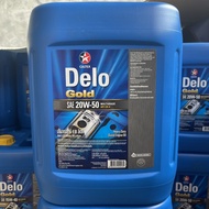 Caltex เดโล่® โกลด์ มัลติเกรด SAE 15W-40 20W-50 ขนาด 18 ลิตร
