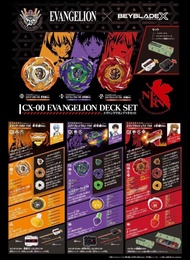 [ PRE ORDER / 預訂 ]TAKARA TOMY 《新世紀福音戰士 x 爆旋陀螺》 Beyblade X Evangelion EVA 合作套装