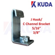(50/100 pcs) CHANNEL BRACKET / J-HOOK BRACKET TRUNKING BRACKET CABLE TRAY BRACKET / STUD ROD HOOK /