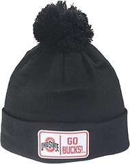 Zephyr NCAA Officially Licensed Pom Beanie Patch Defer Black