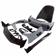 GT4RS Body Kit For Porsche Cayman 718 GT4RS Body Kit Carbon Fiber Car Bumpers Rear Diffuser Hood Fen